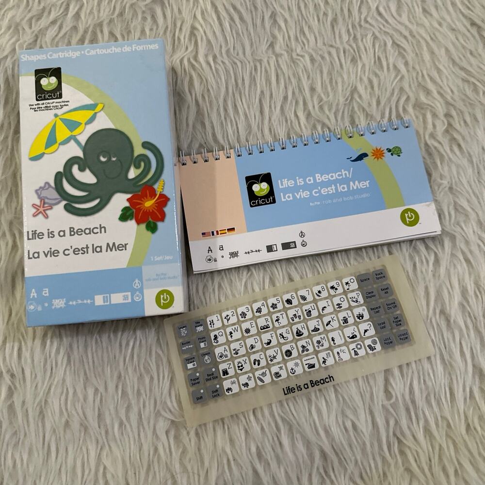 Cricut Cartridge life is a beach shapes cartridge
